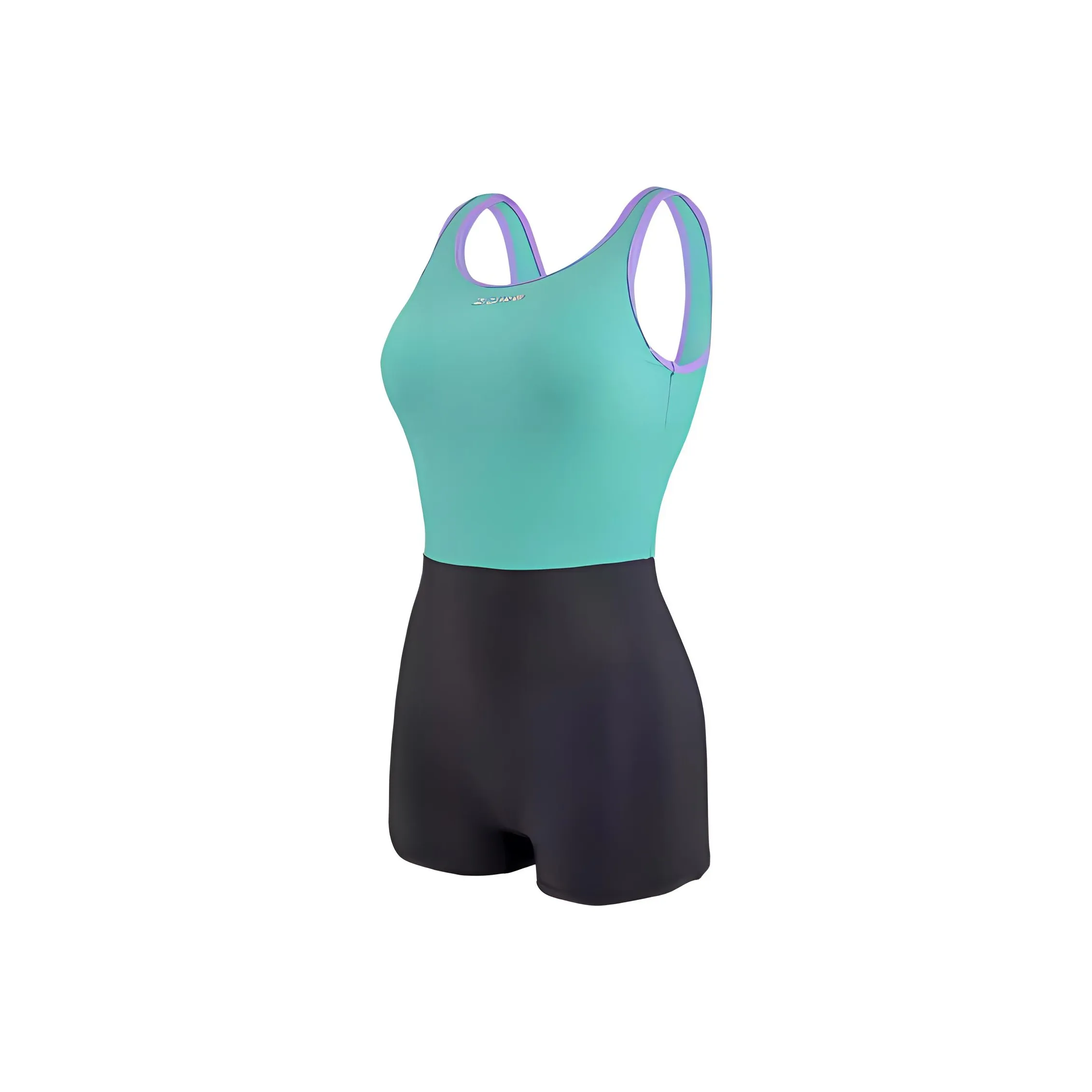 ZOKE One Piece Купальник Женские Бирюзовый Черный