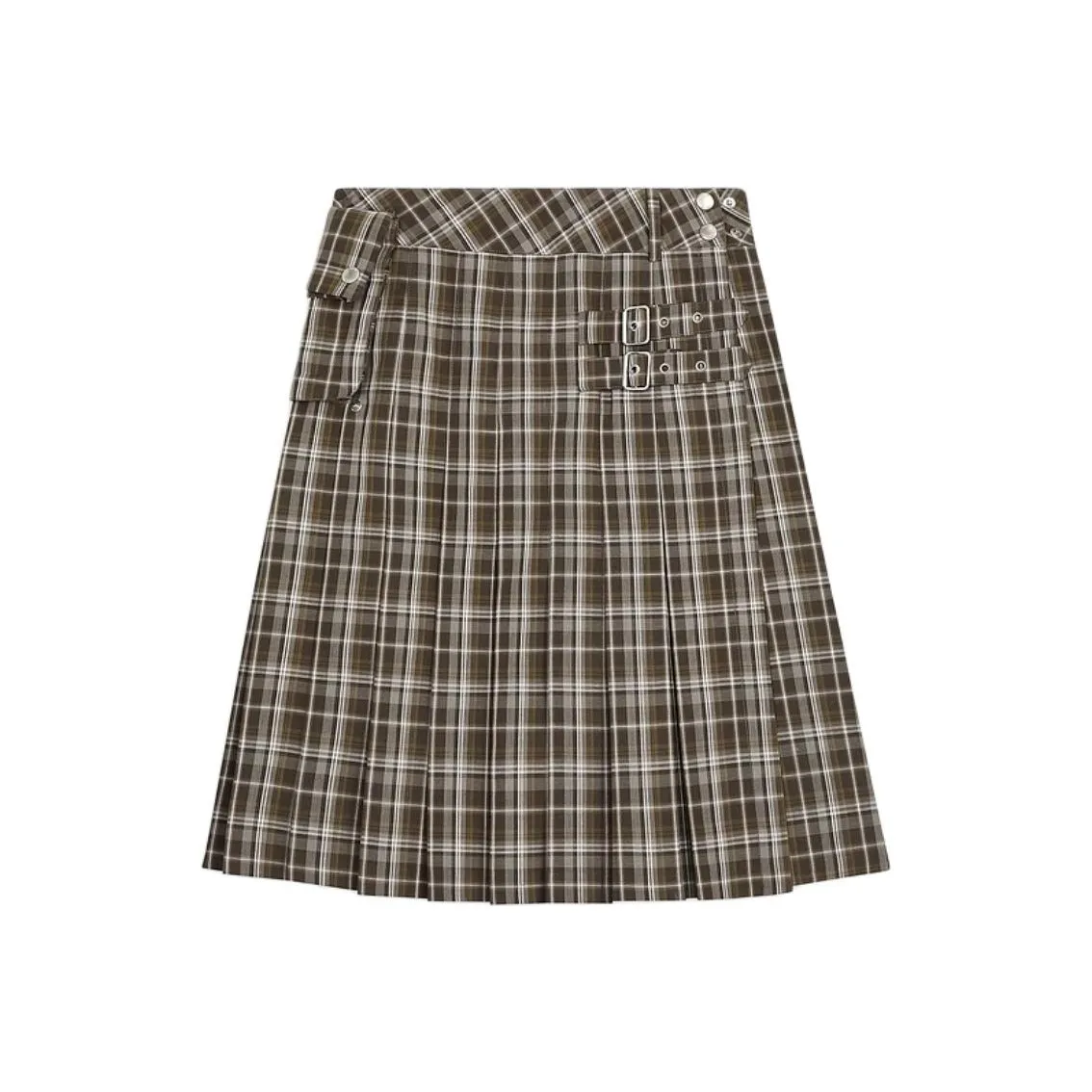 OPEN YY SS25 Повседневные короткие юбки Женские Клетка