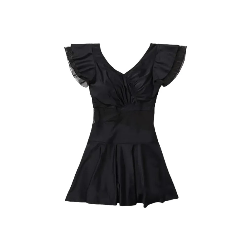 CHARM PICK Ван-Пис Купальник Женский Черный