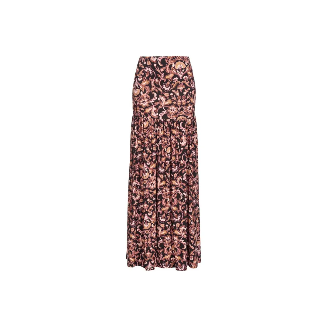 PINKO SS24 Повседневная длинная юбка женская коричневая