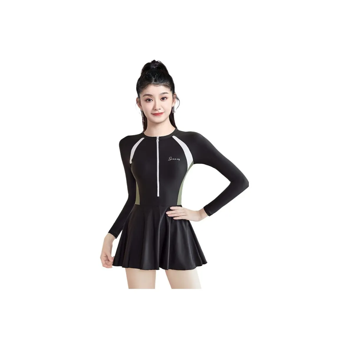 Youyou Черный Женские Ван-Пис Купальники