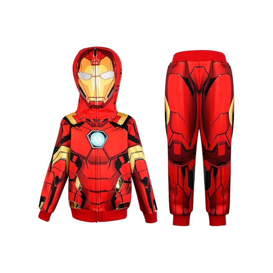 IKALI x MARVEL Повседневная спортивная одежда The Avengers Series Iron Man Дети 3-7 лет