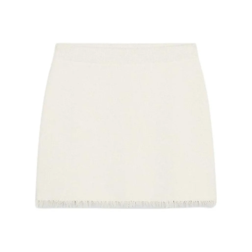 ZARA Casual Short Skirts Women's Raw White