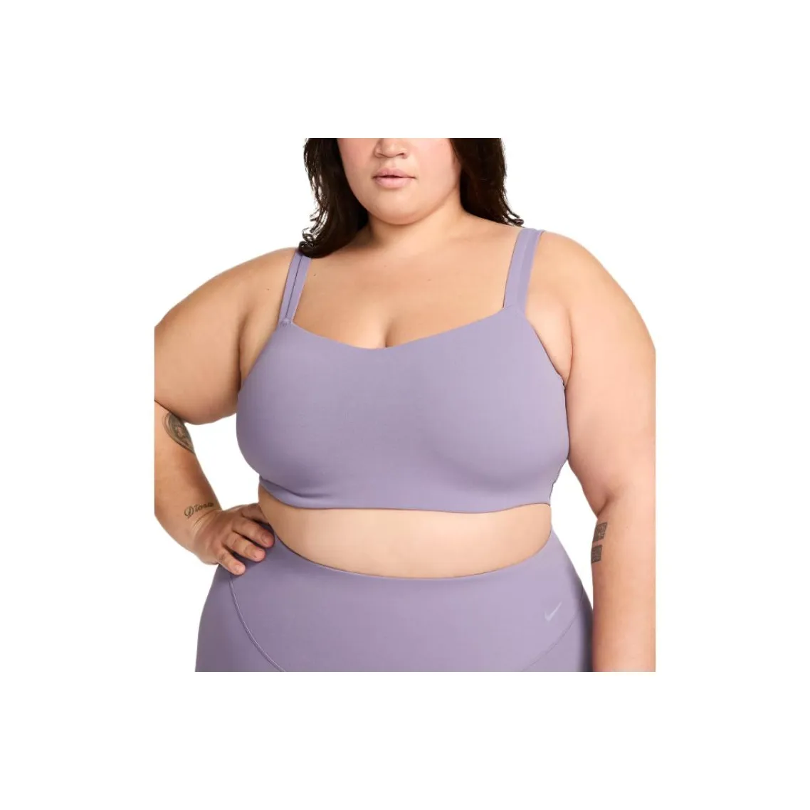 nike gorge Zenvy Strappy Women's Light-Support Padded Sports Bra Plus Size