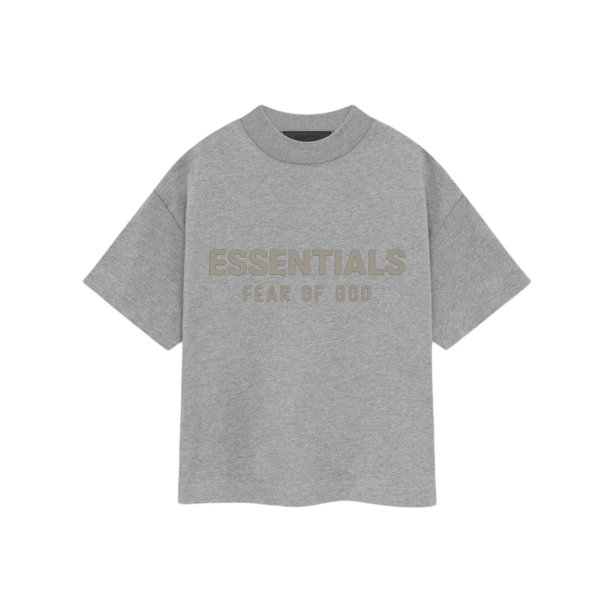 Fear Of God Essentials T-рубашка SS24 KIDS SS Tee Темно-пшеничный серый для детей