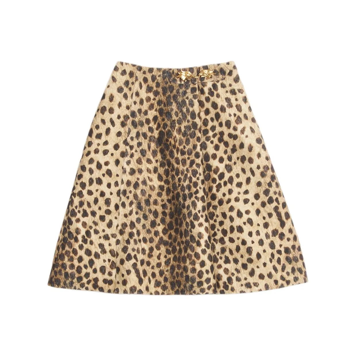 Valentino Jaguar Spots Animal Printed A Line Skirt