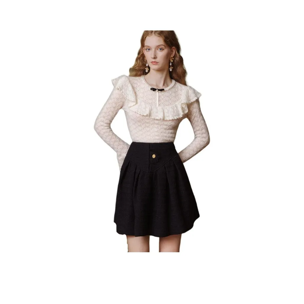 JORYAweekend Повседневные короткие юбки Женские Черный