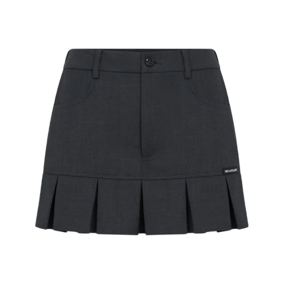 Ann Andelman Повседневные короткие юбки Женские Темно-серый