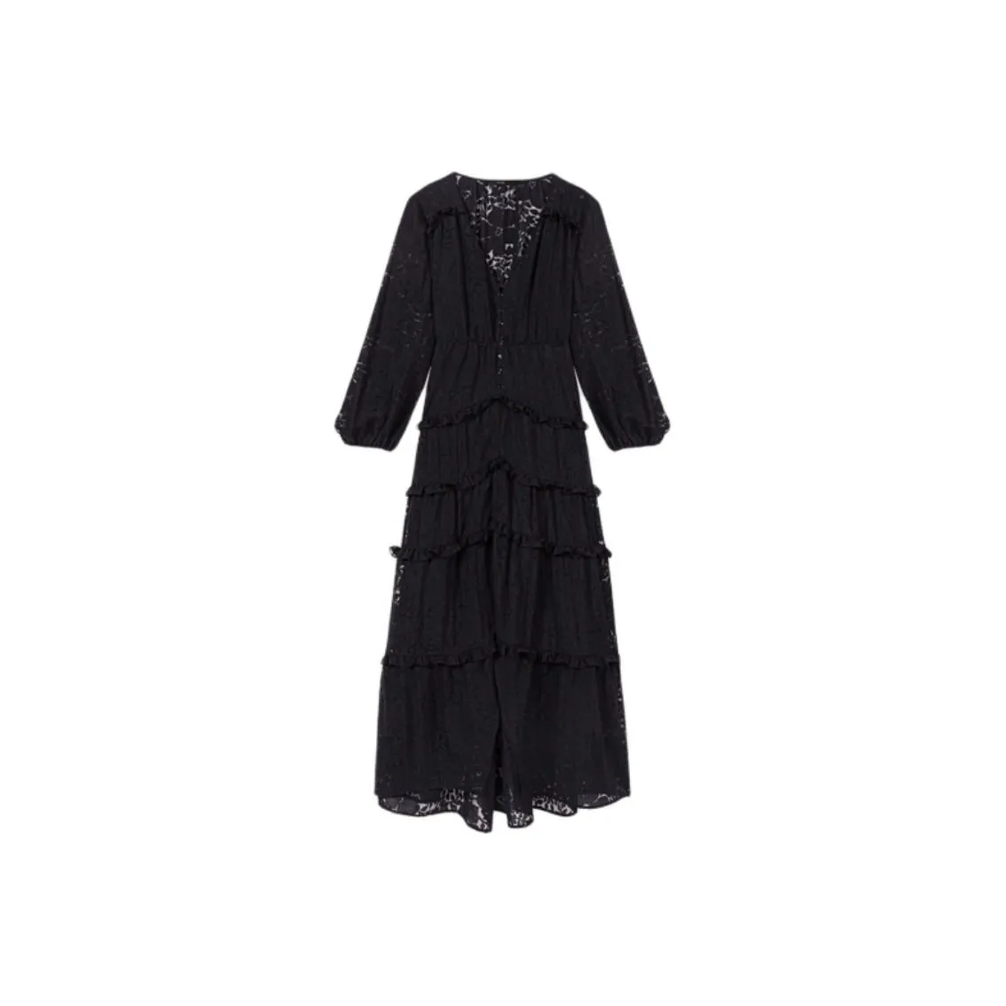 Maje Lace Maxi Dress