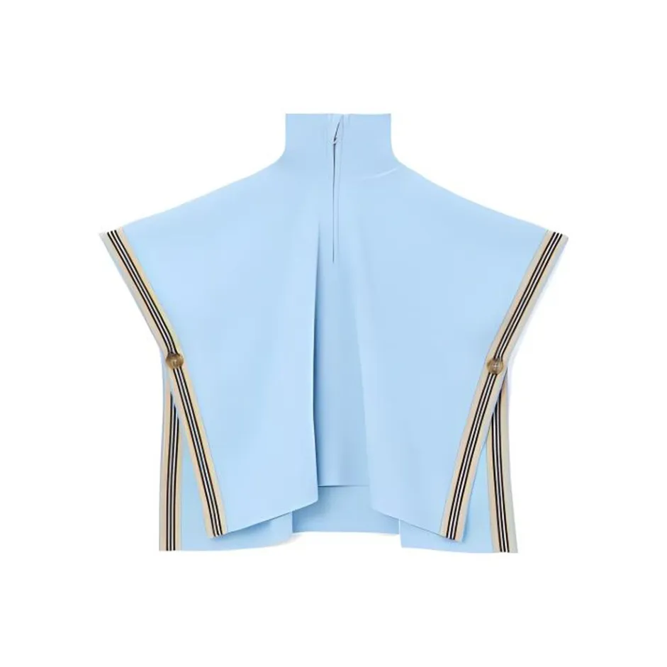 Burberry Детская одежда FW22 Плащ Синий Детский