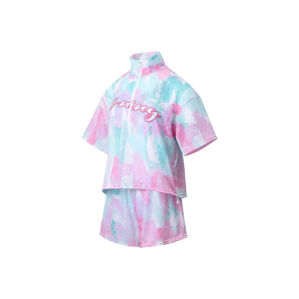 LINING Розовый Трехпредметный Набор Женские Двухкомпонентные Купальники