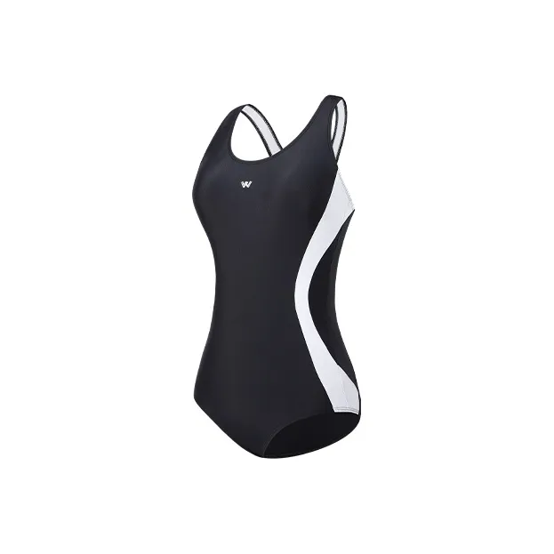 Watertime One piece Swimsuit Women's Black White
