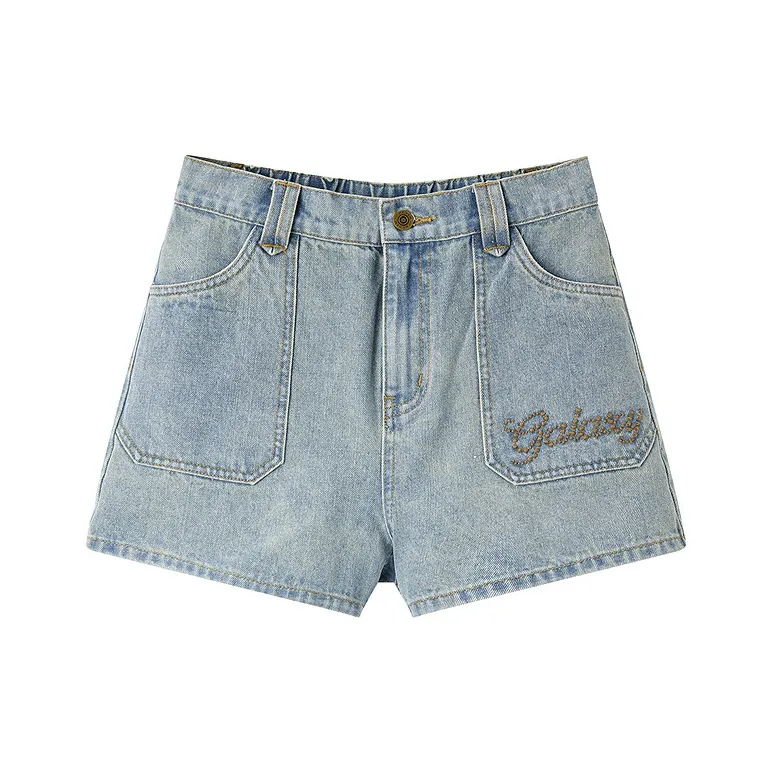 LEDIN Denim Shorts Women's Light Denim Blue