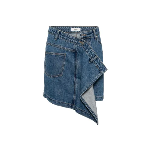 Goen.J Индиго Женские Джинсовые Короткие Юбки