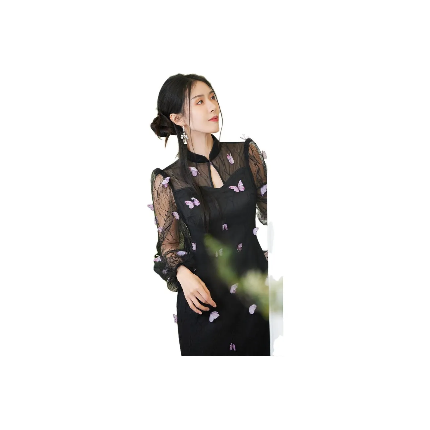 Shimiko Cheongsams Women's Butterfly Love