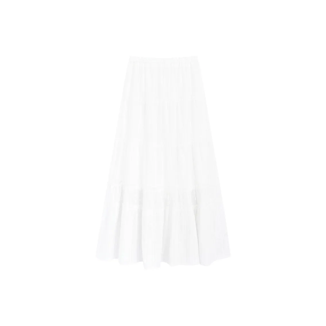 SNZX Повседневный Длинный Юбка Женская Белая