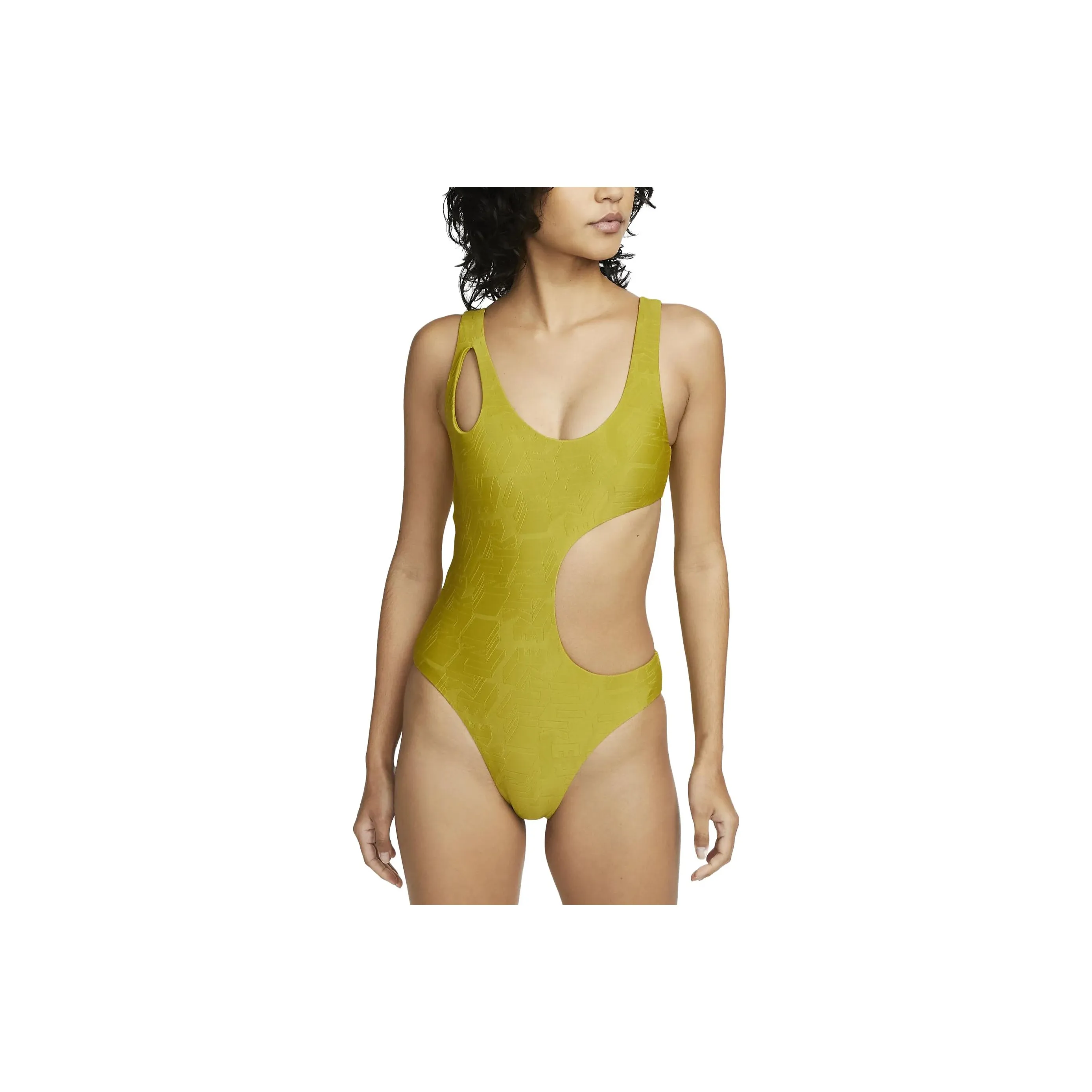 Nike One-Piece Swimsuits Women's Bright Yellow