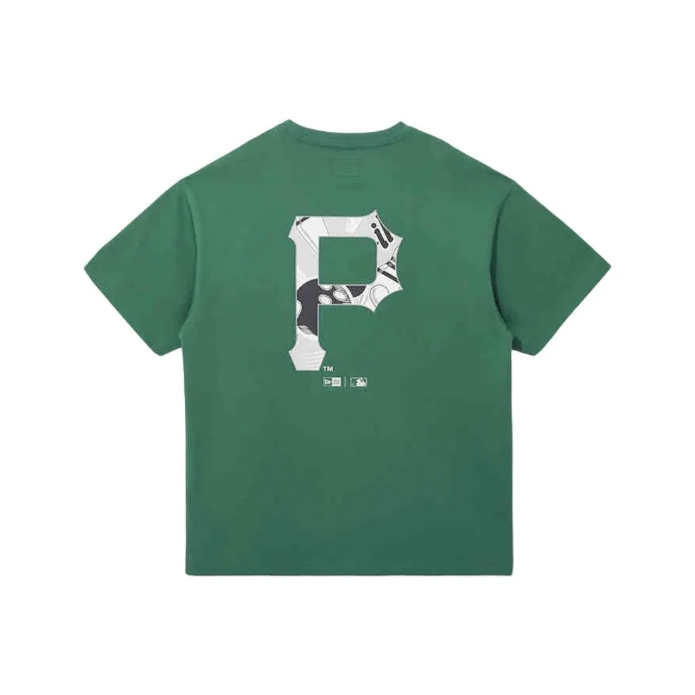 New Era Винтажный зеленый Унисекс Футболка