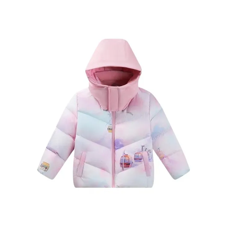 Antakids Пуховик Сатин Розовый Детский Возраст 3-7 лет