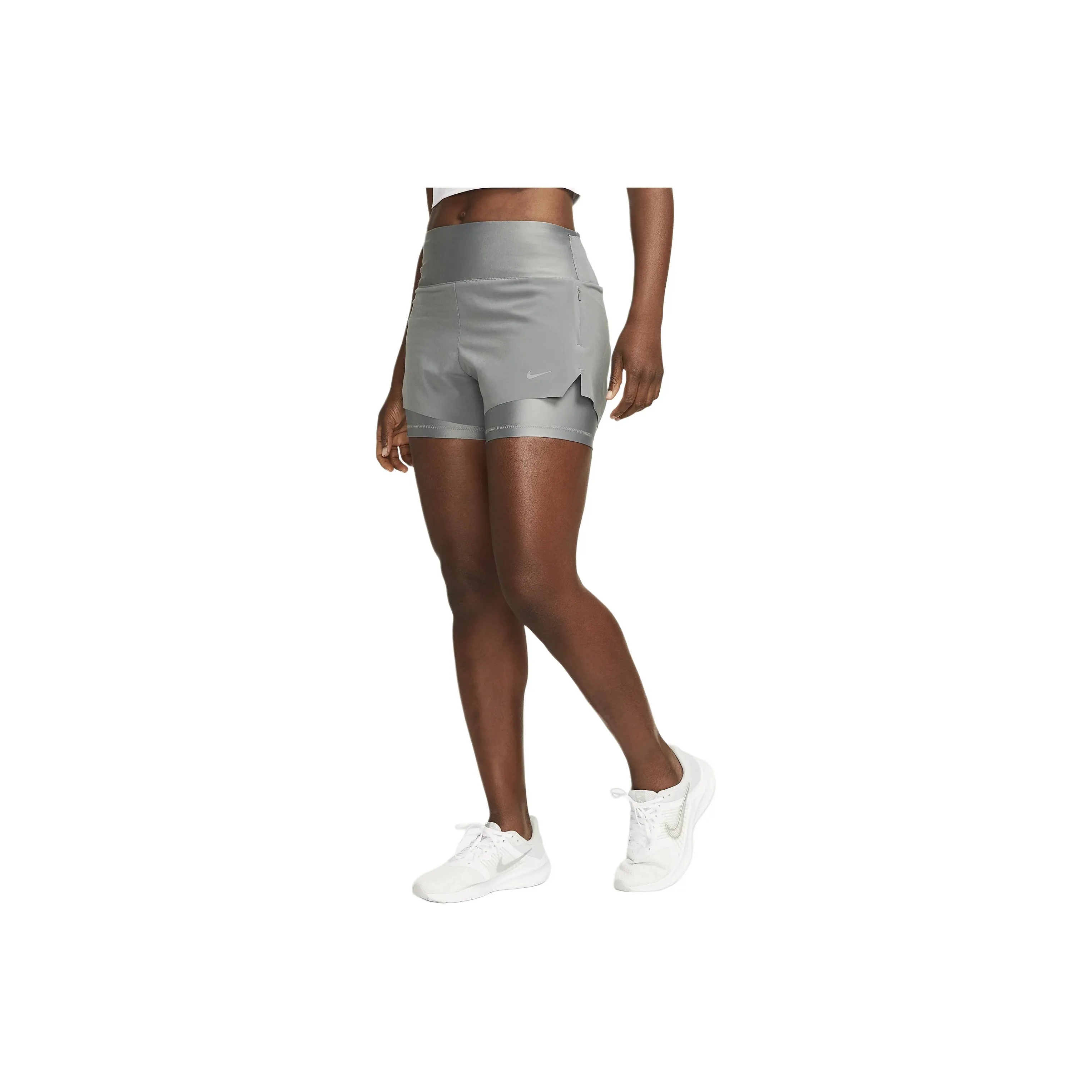 Nike Dri-FIT Swift Women's Mid-Rise 3' 2-in-1 Running Shorts With Pockets