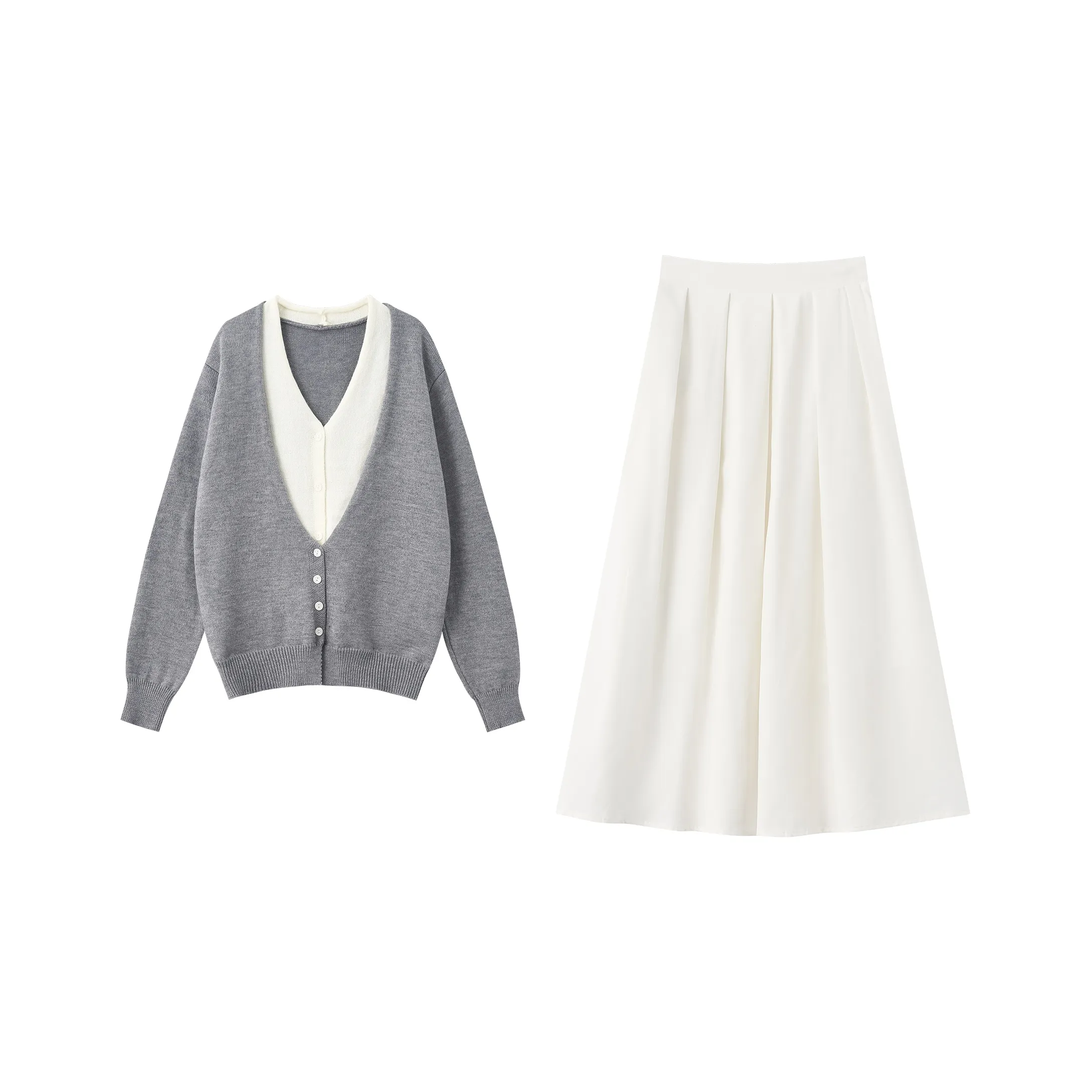 XUANSHU Женские комплекты с юбкой