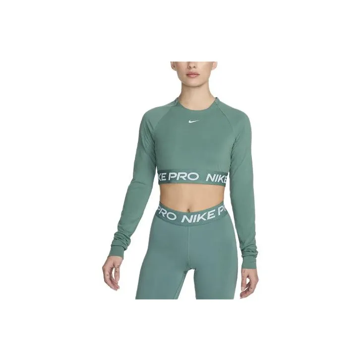 Nike Pro Women's Dri-FIT Cropped Long-Sleeve Top