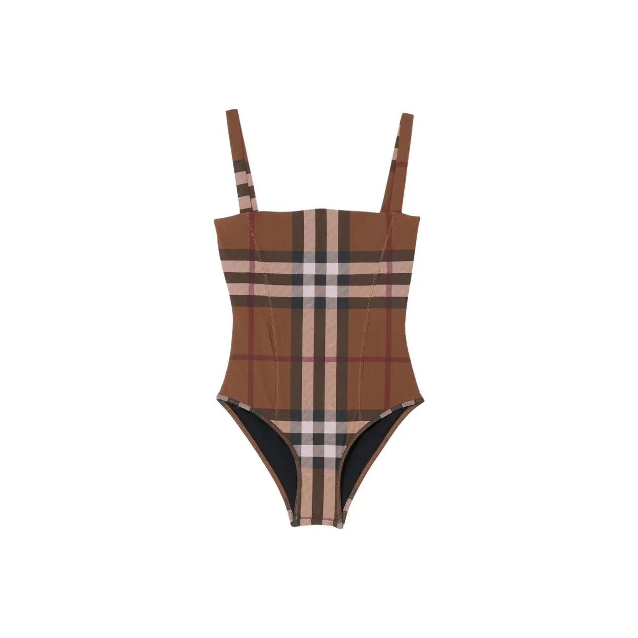 Burberry Vintage Check One Piece Swimsuit 'Birch Brown'