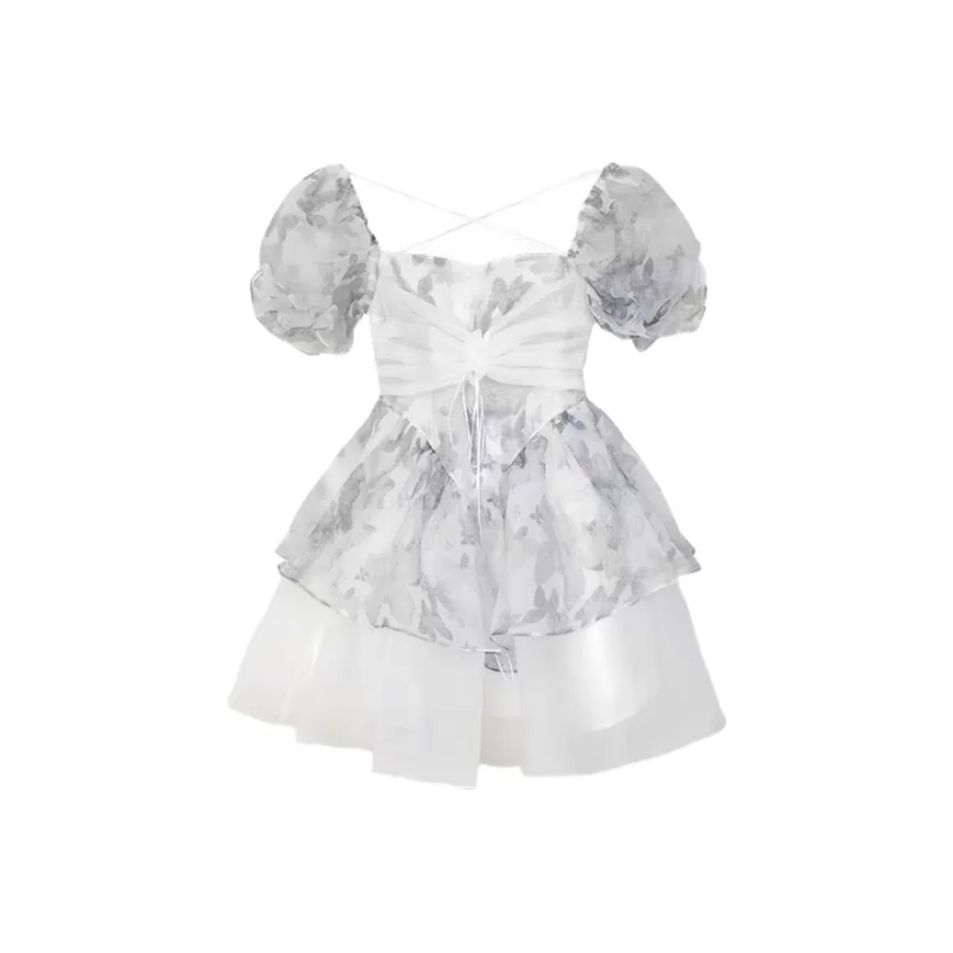 YGPRW Short Sleeved Dress Women's