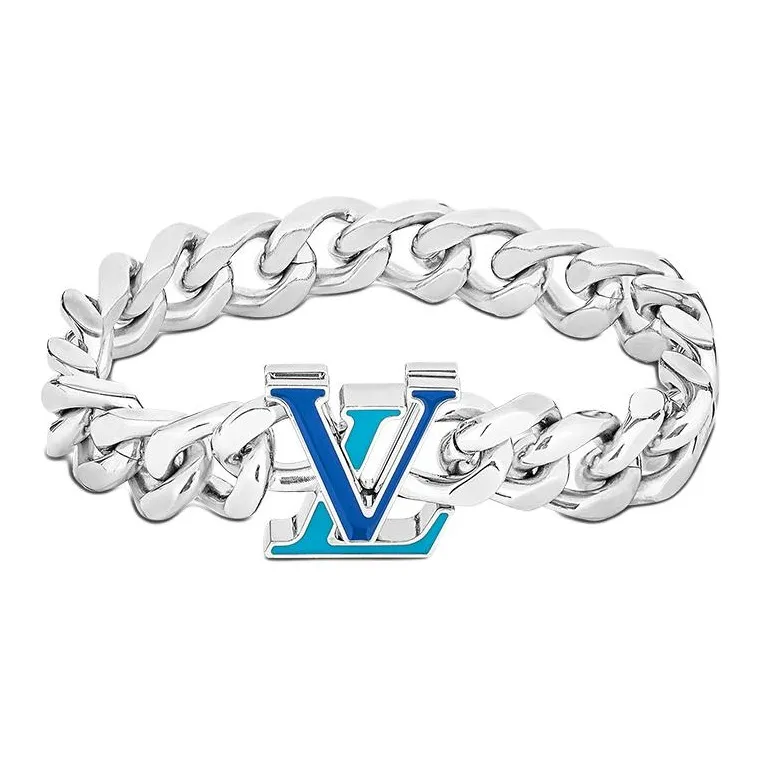 LOUIS VUITTON Metal cueros Men's Silver