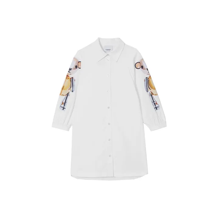 Платье Burberry Thomas White Baby