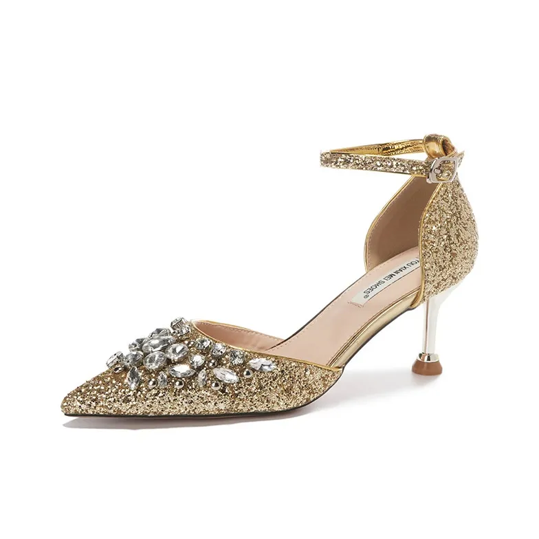 QITUMAUL Яркий Узкий каблук Высокие каблуки Женские