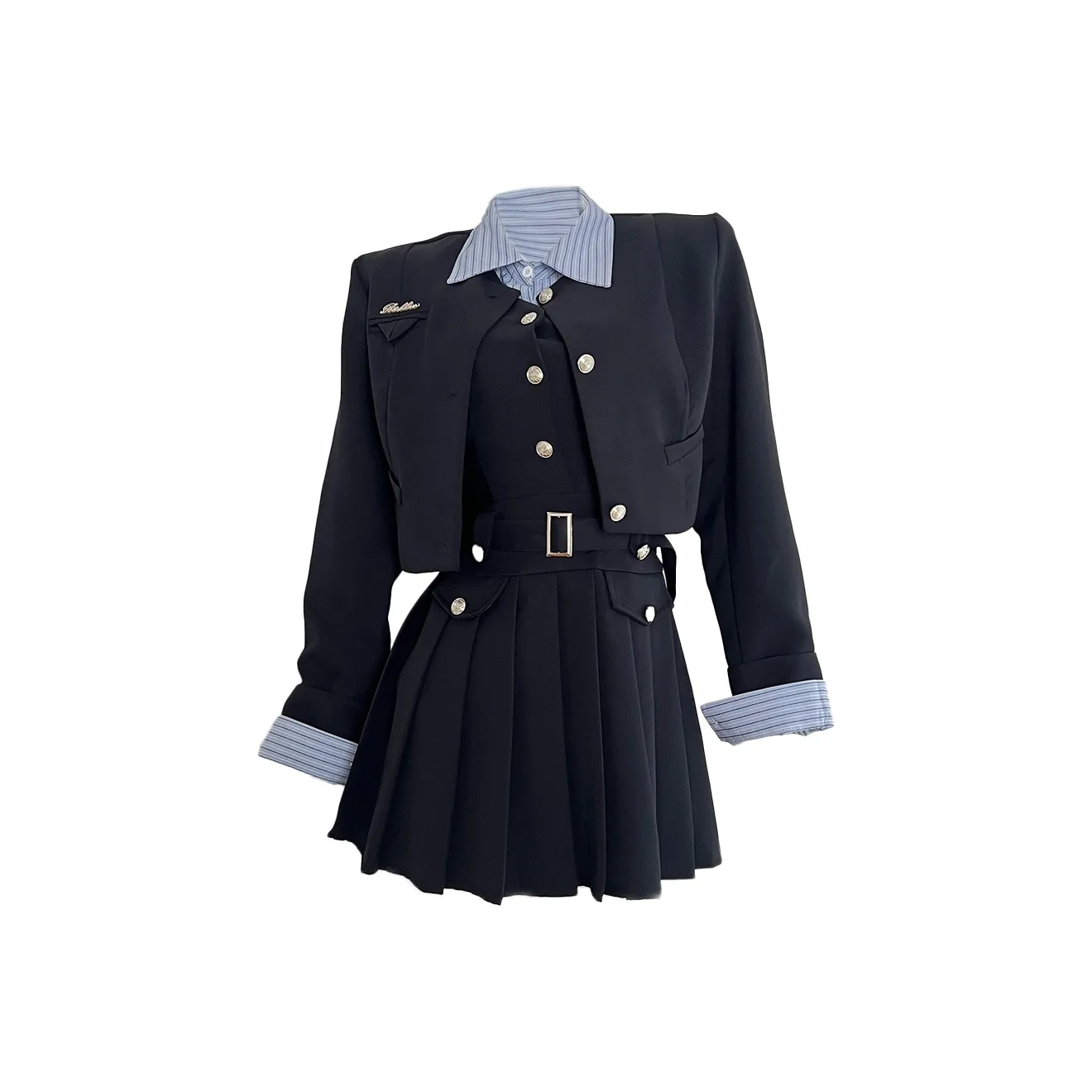 Aghr Комплект с юбкой Женские Темно-синий