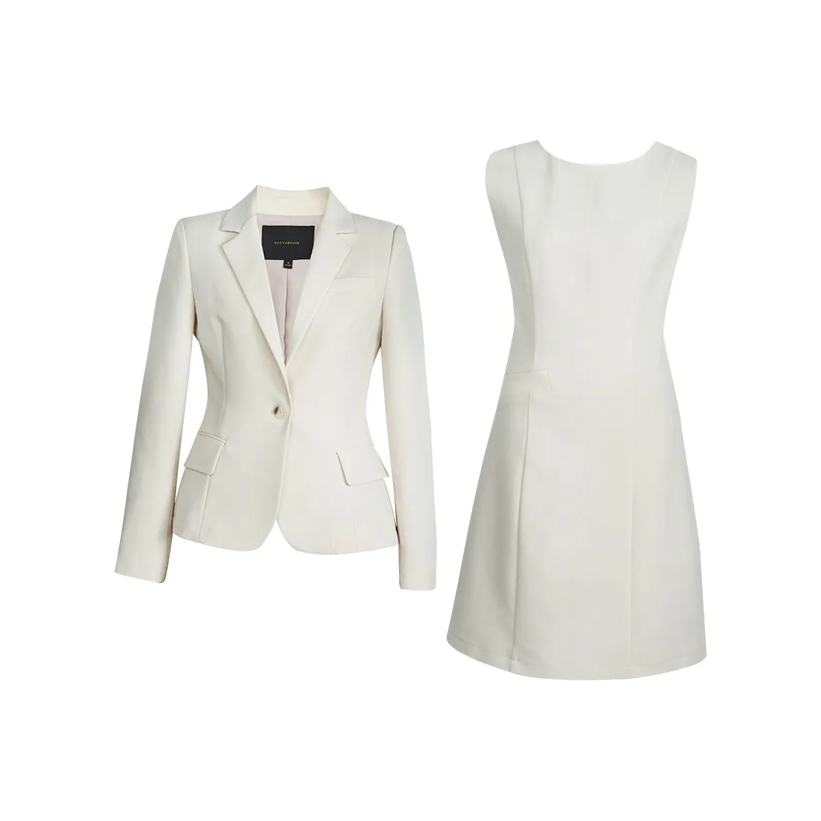 ROEYSHOUSE Комплект с юбкой Женские Бежевый Абрикос