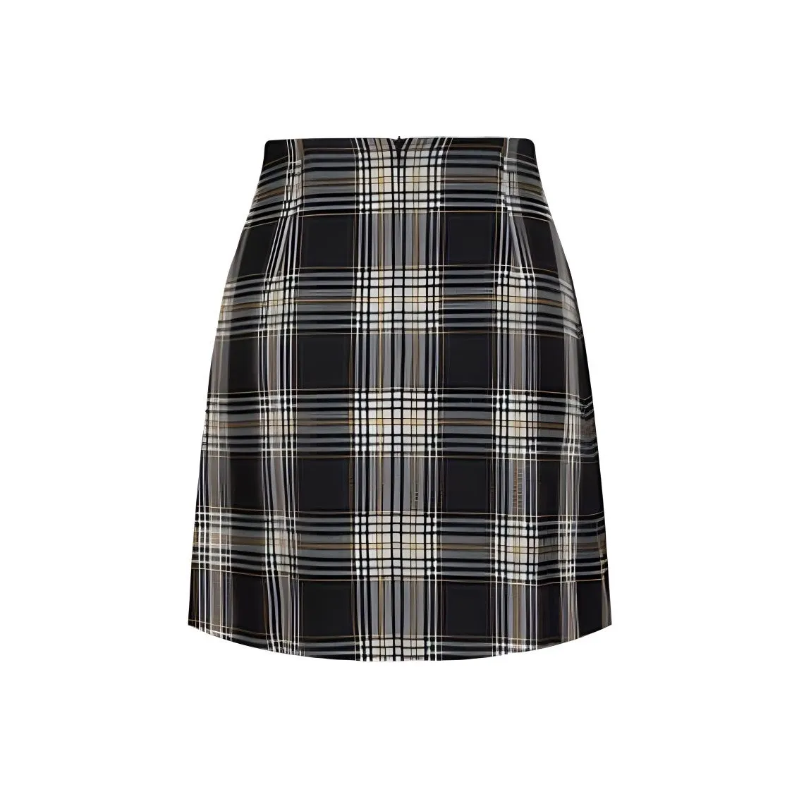 JZ. ANNAKRO Повседневные короткие юбки Женские Черная клетка