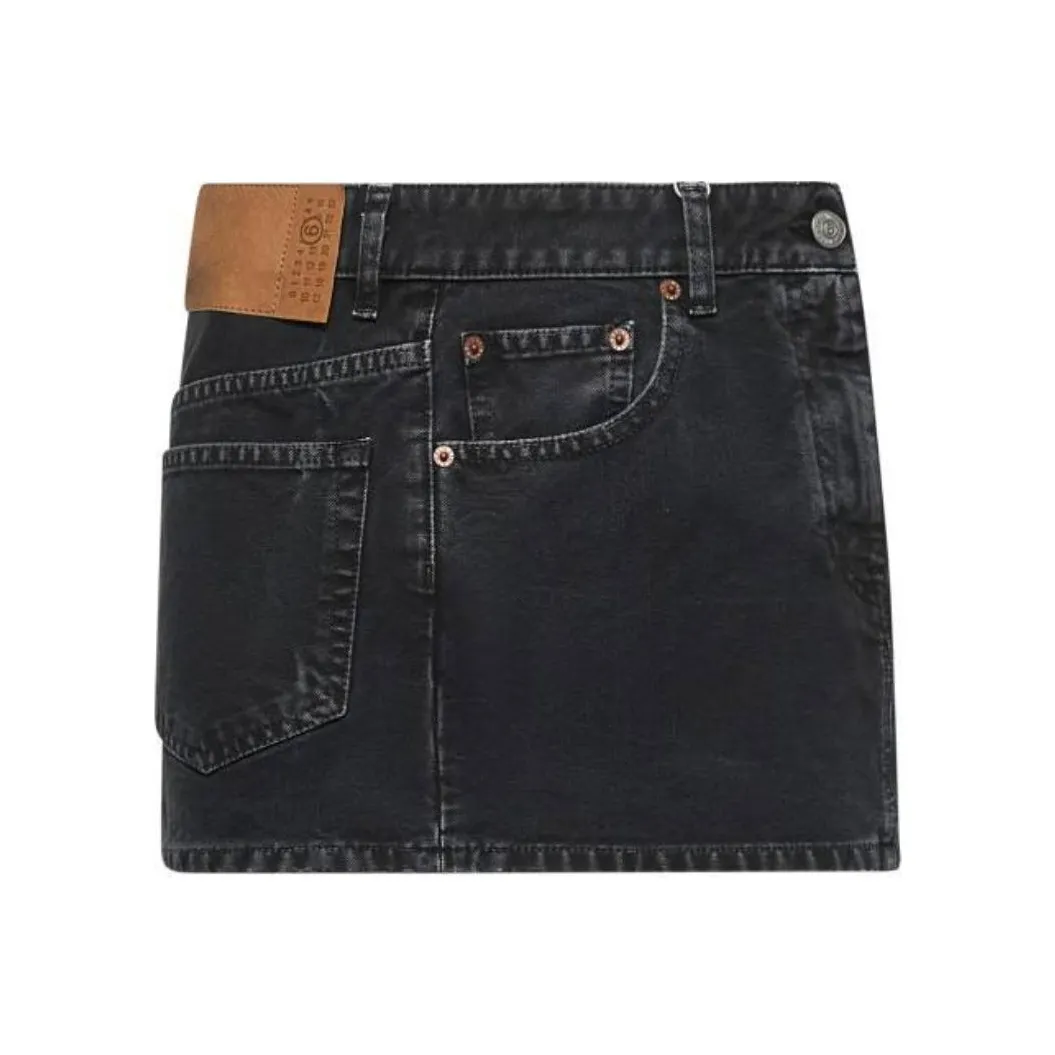 MM6 Maison Margiela совместная повседневная короткая юбка женская темно-серая