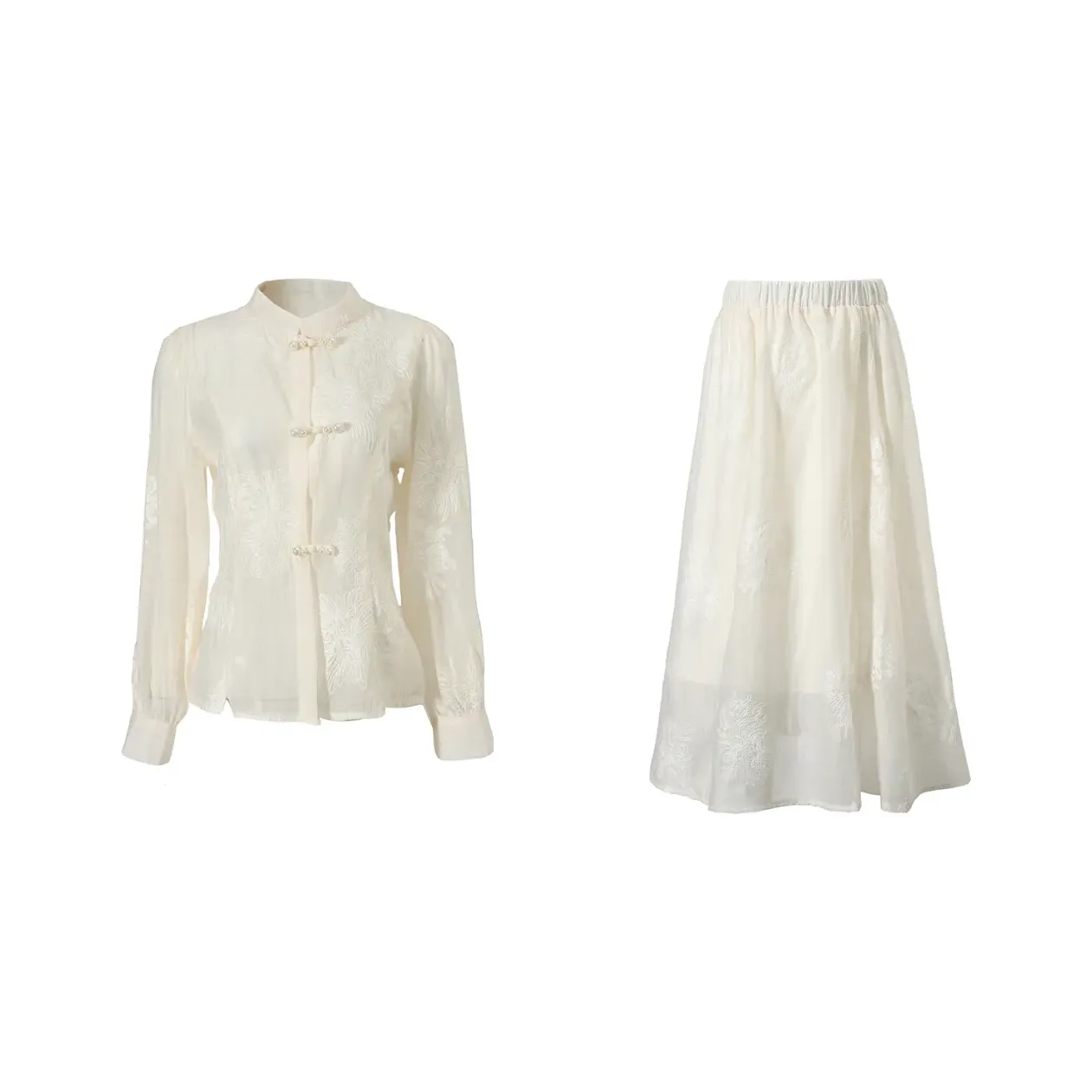 Local Gal Комплект с юбкой Женская Белая