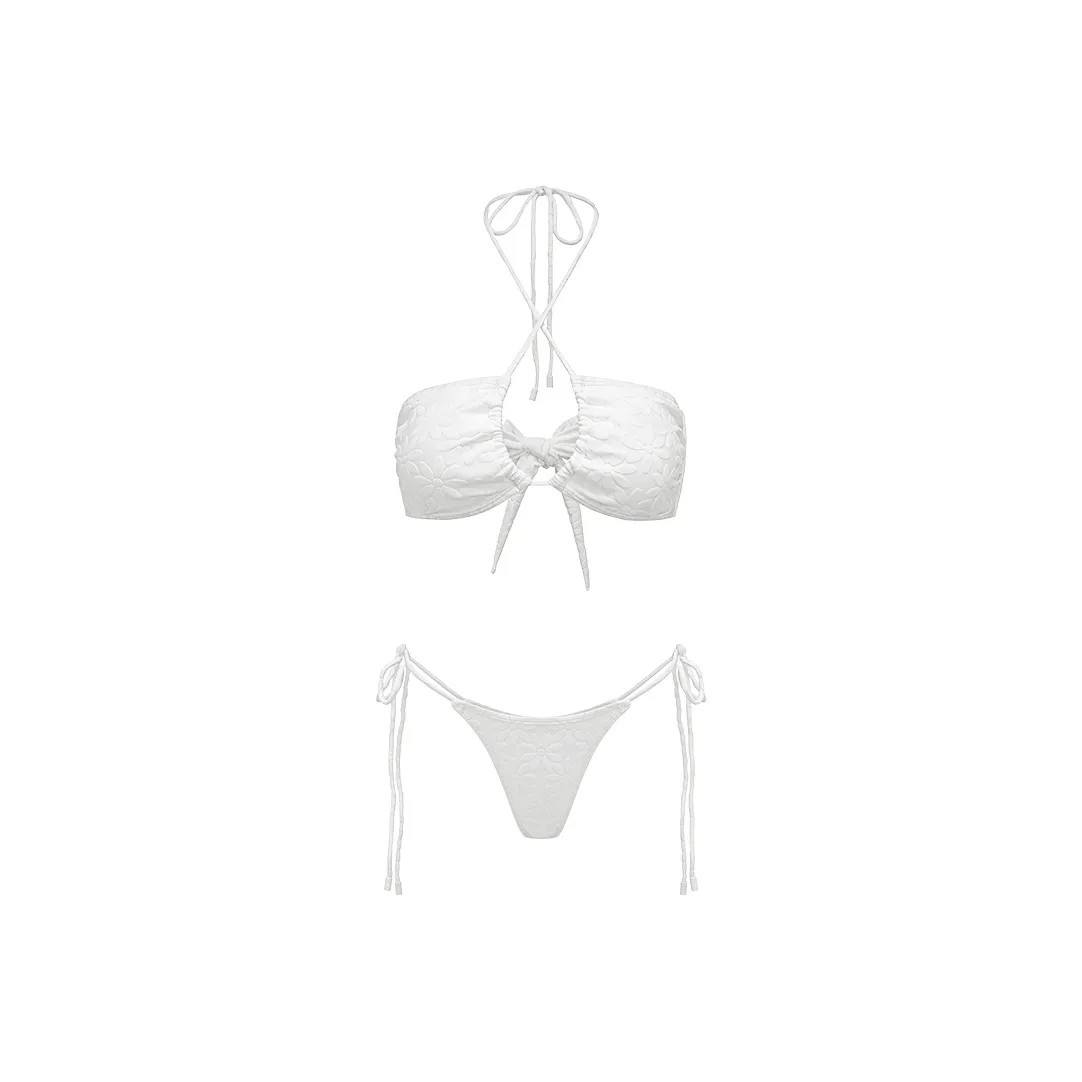 YUKARI SWIM Two Piece Swimsuits Women's White