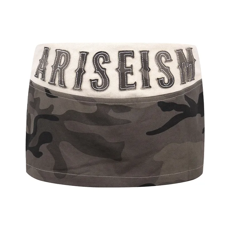 Ariseism Casual Short Skirts Women's Camouflage