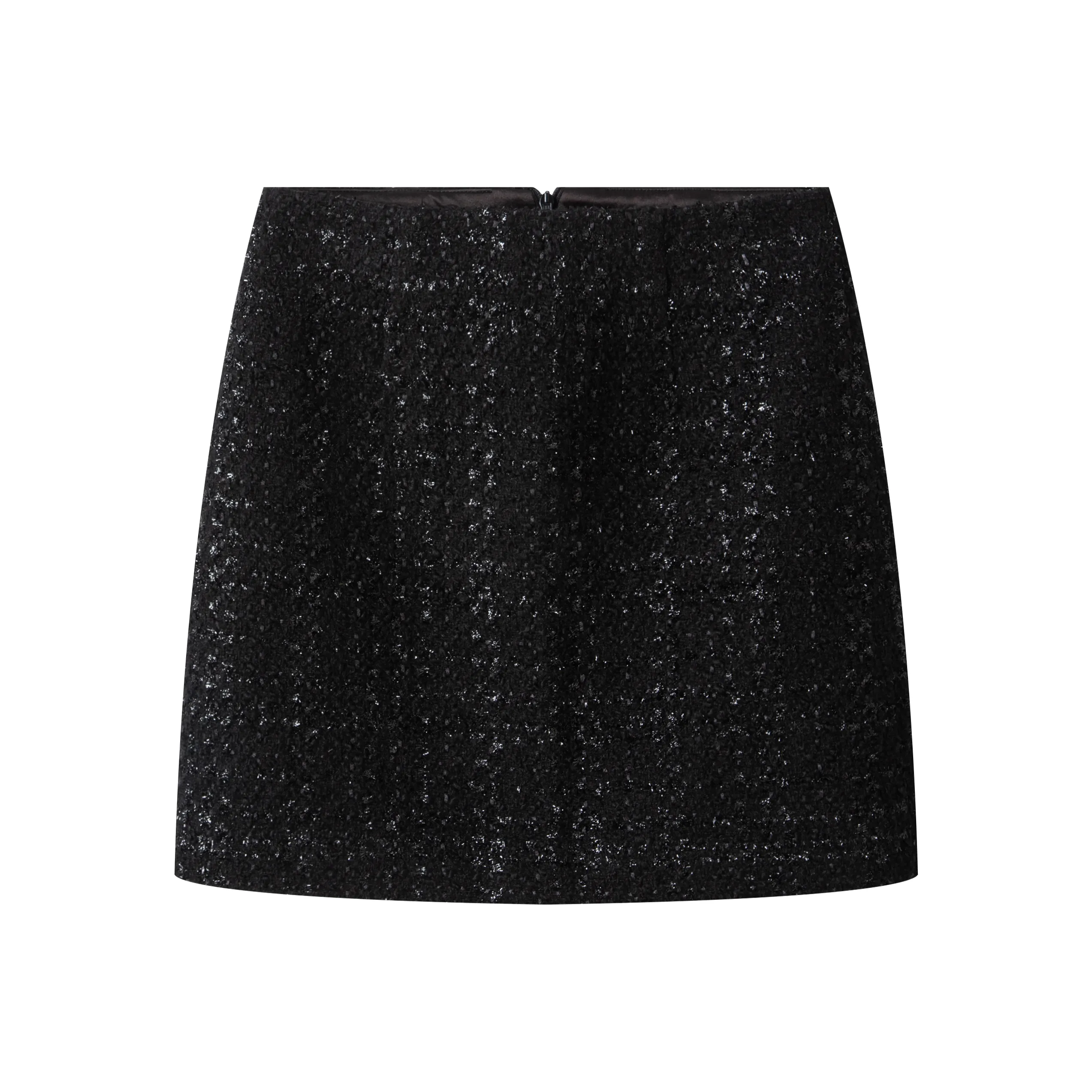 MOSIIMORII Повседневные короткие юбки Женские Colorful Черный