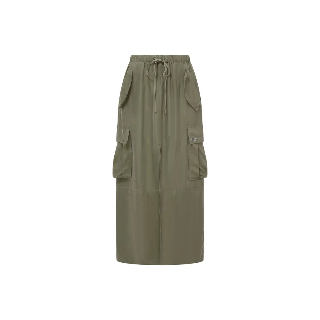 d'zzit Повседневные короткие юбки Женские Темно-зеленый