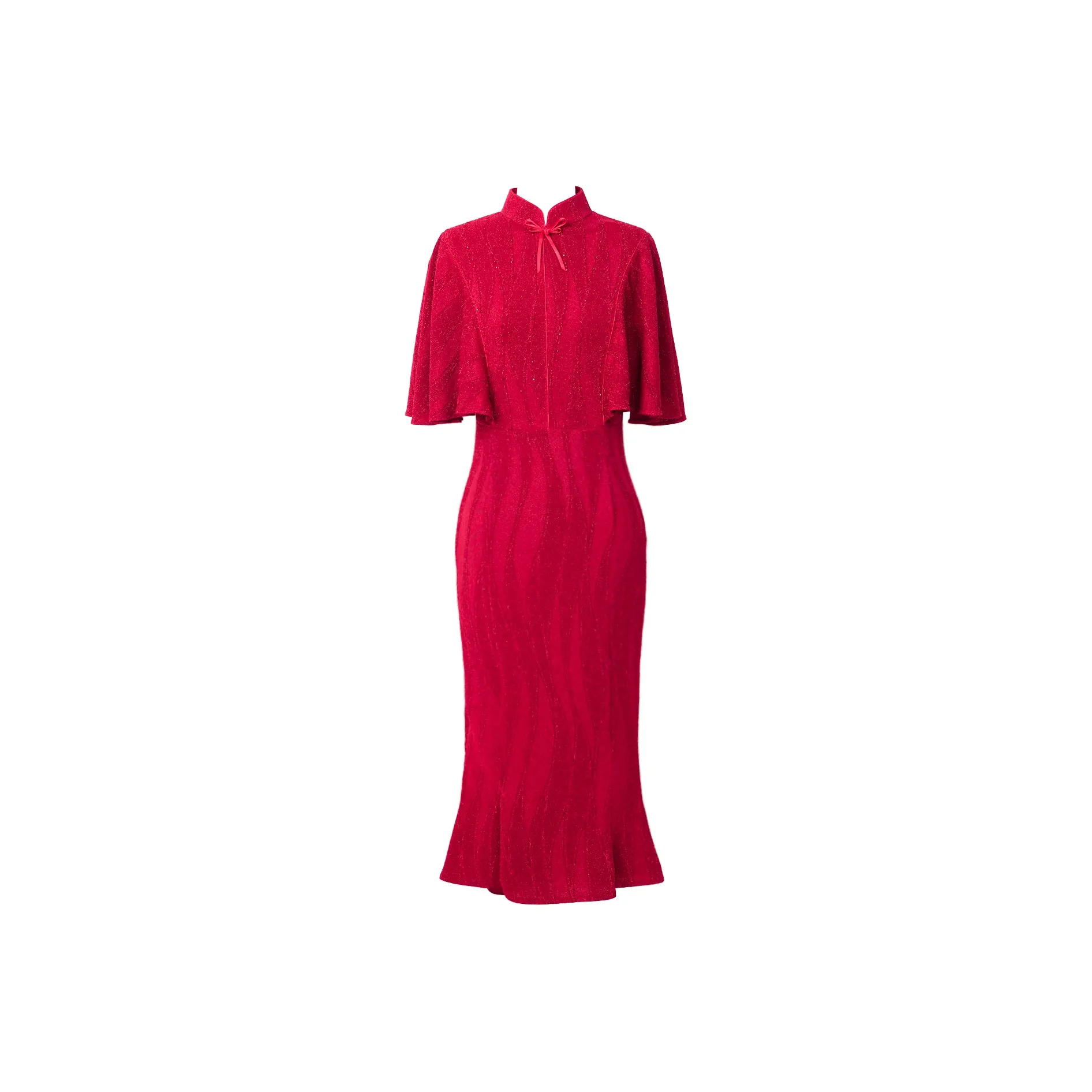 Clothes Cut By Time Cheongsam Women's Ruffle