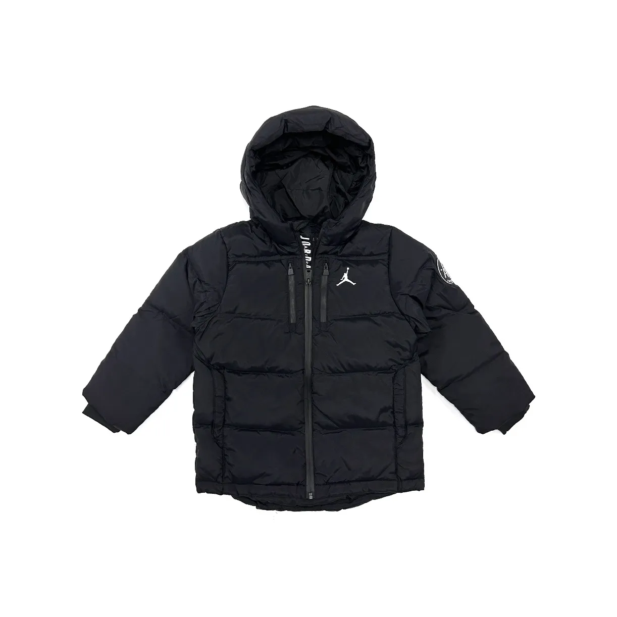 Джордан Пуховик Глубокий Черный Подростки