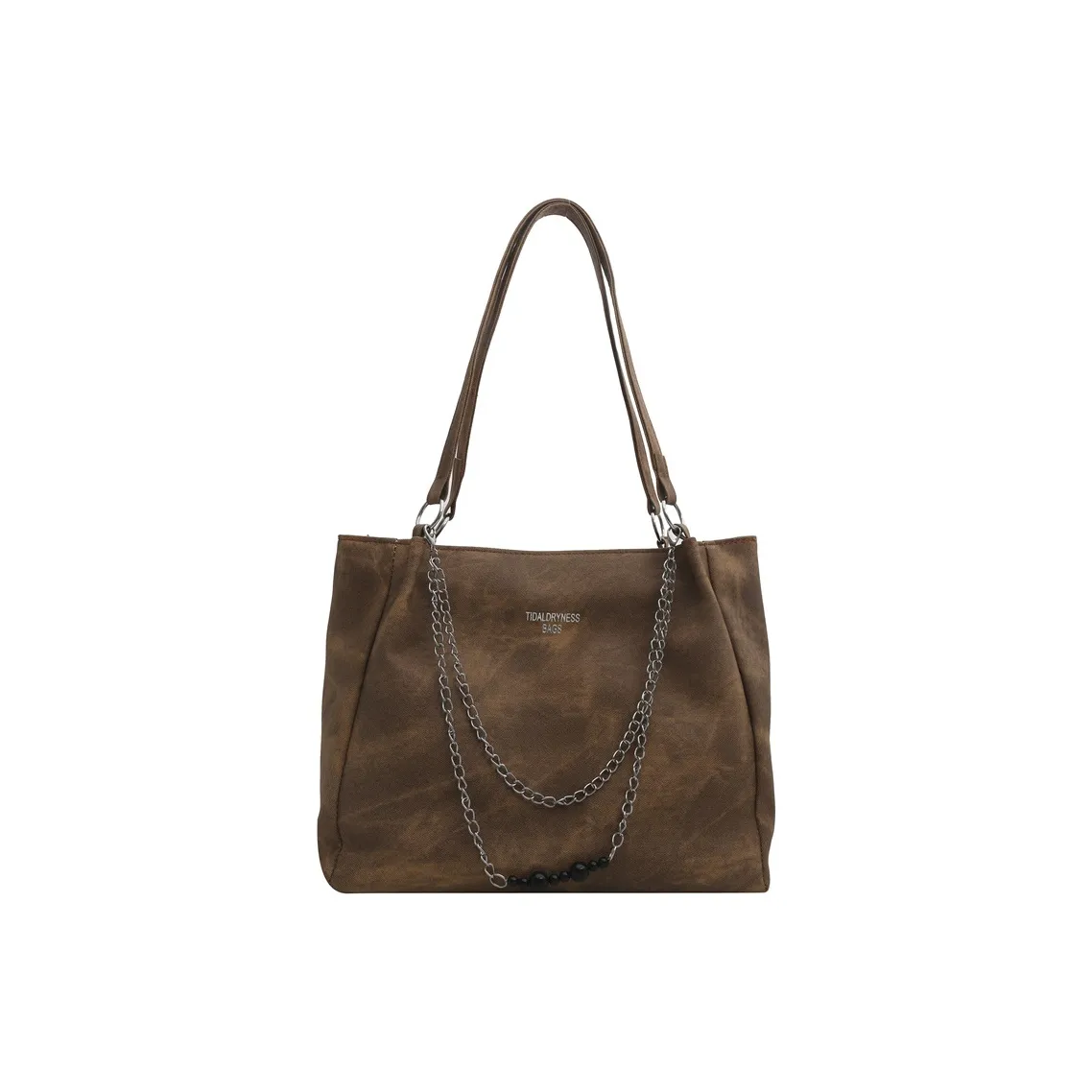 FCTOSSR PU Shoulder Bag Women's Gray/Black/Brown
