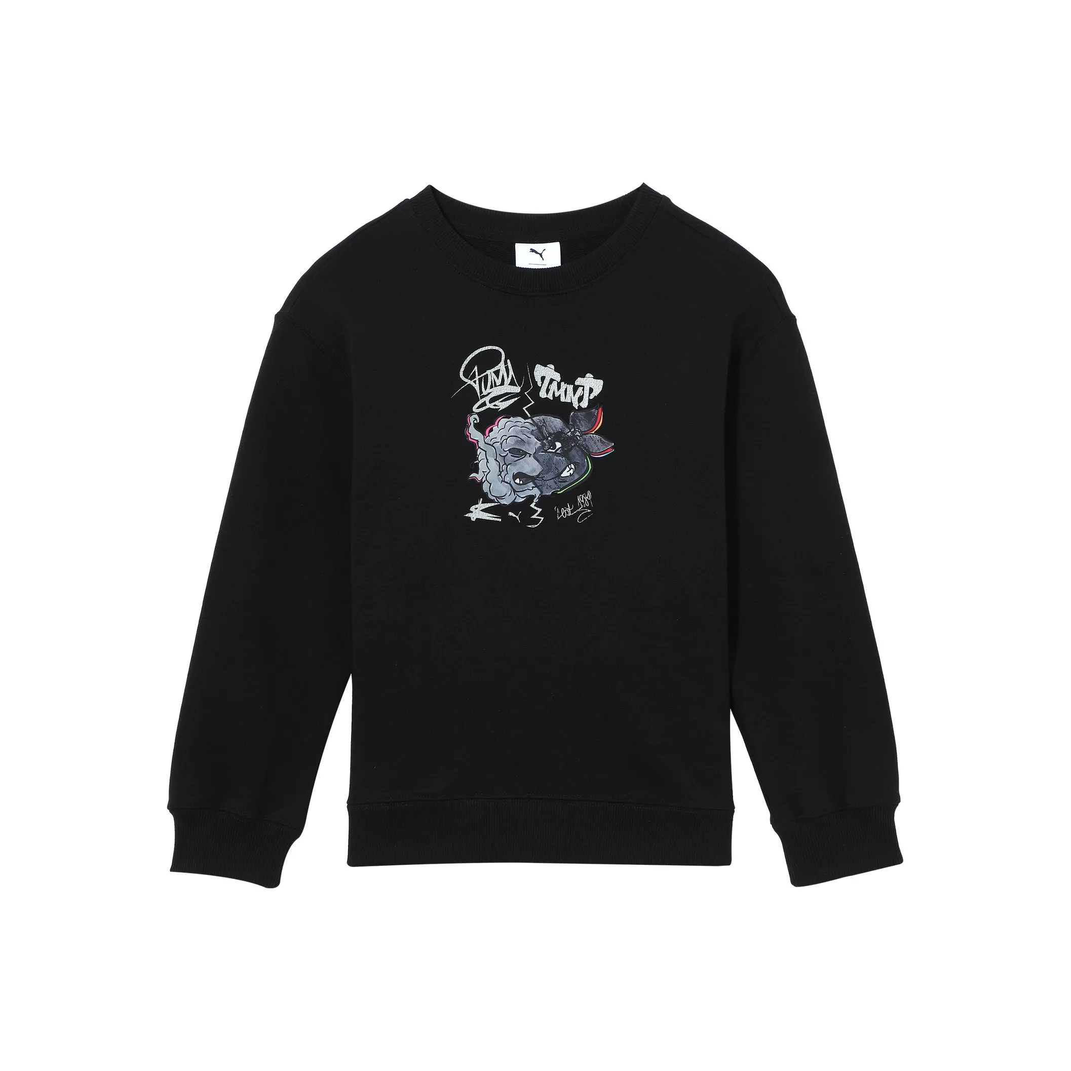 PUMA x TMNT Толстовка RELAXEDgraphic Черная Подростки