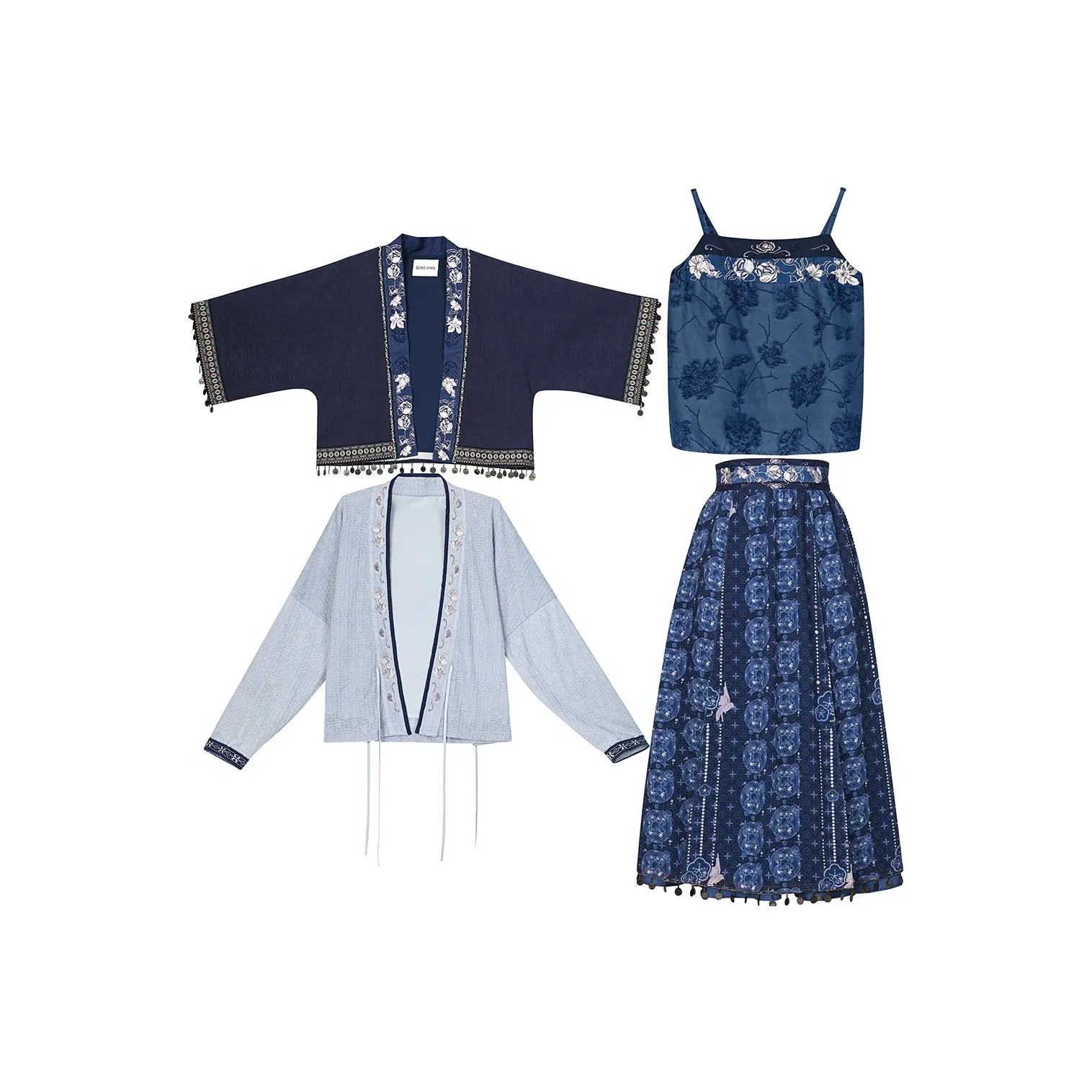 SNBL Комплект с юбкой Женские Miaojiang Девичий