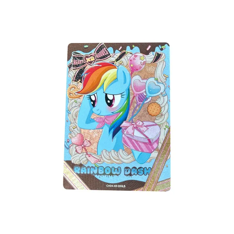KAYOU My Little Pony Rainbow Dash Радужная Сумка Четвертое Издание XR Карта IP Аниме Карточки 1 Упаковка