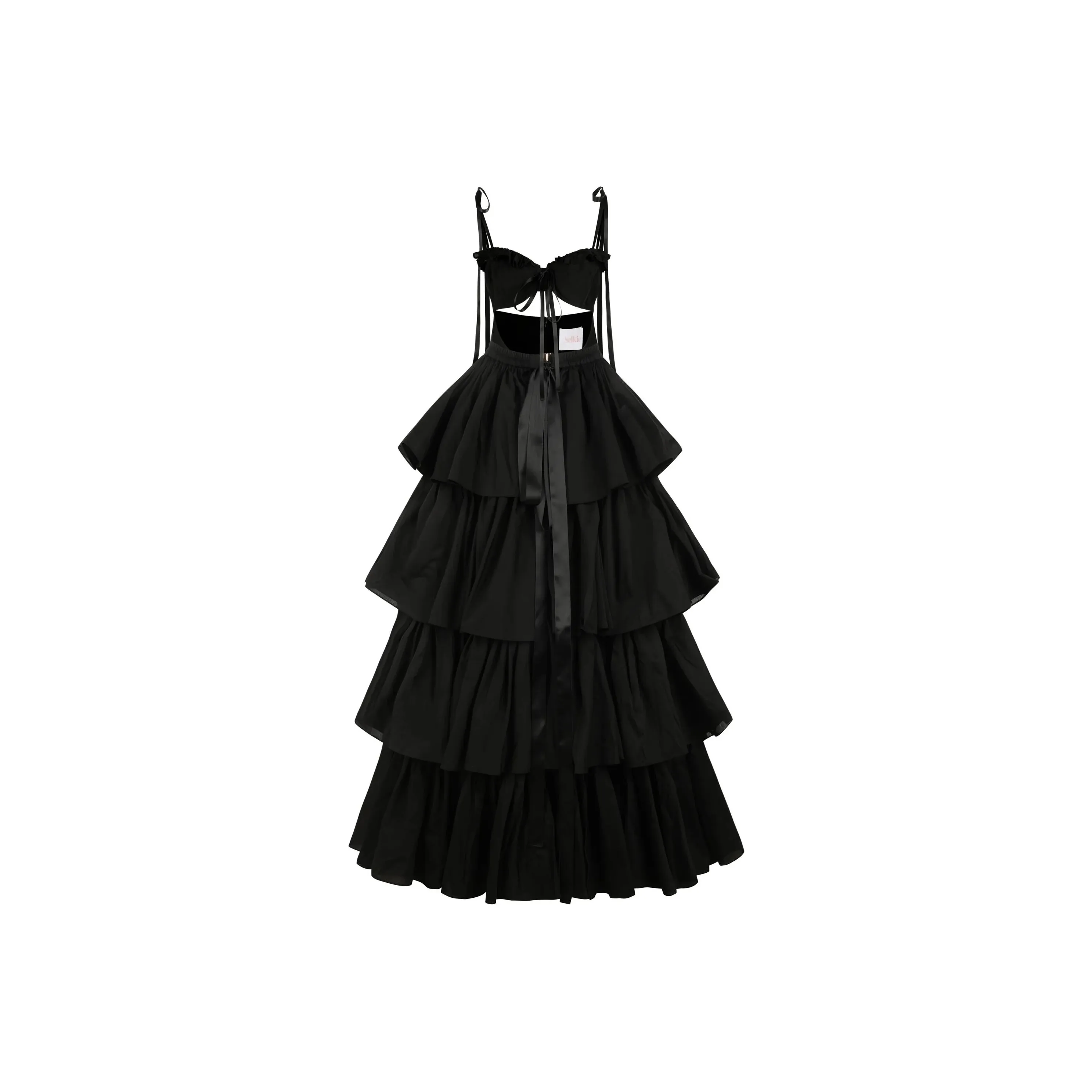 Selkie Collection FW24 Skirt Set Women's Black