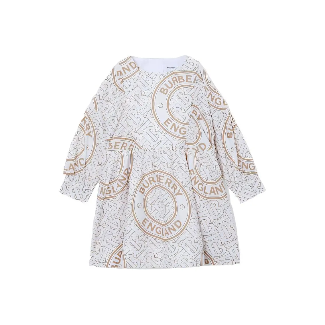 Burberry FW22 Платье Белое Детское