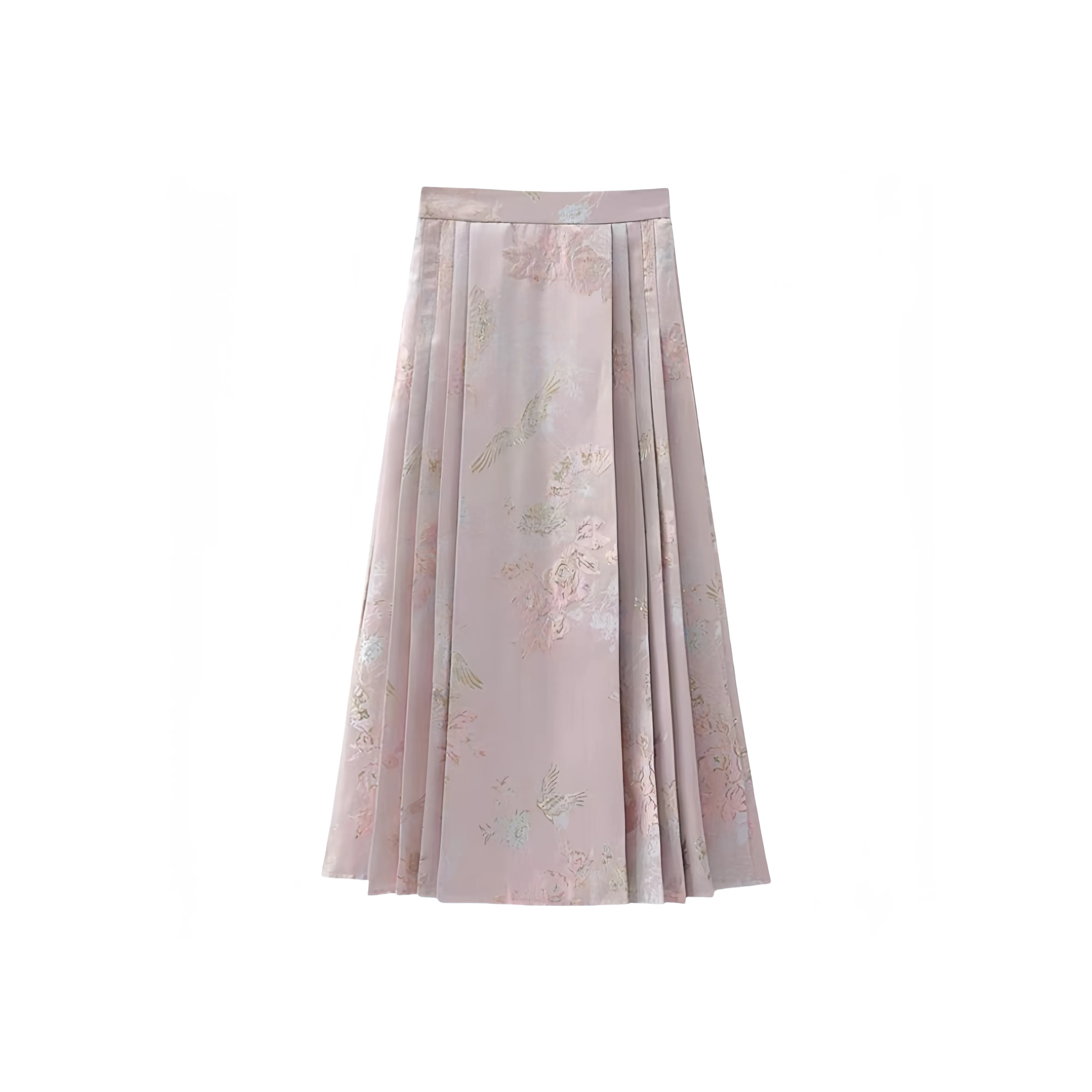 SONDR Повседневный Длинный Юбка Женская Розовая