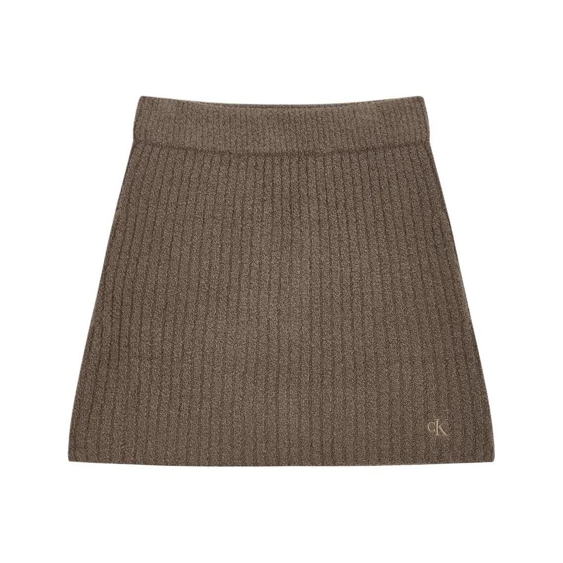 CALVIN KLEIN Casual Short Skirts Women's Brown
